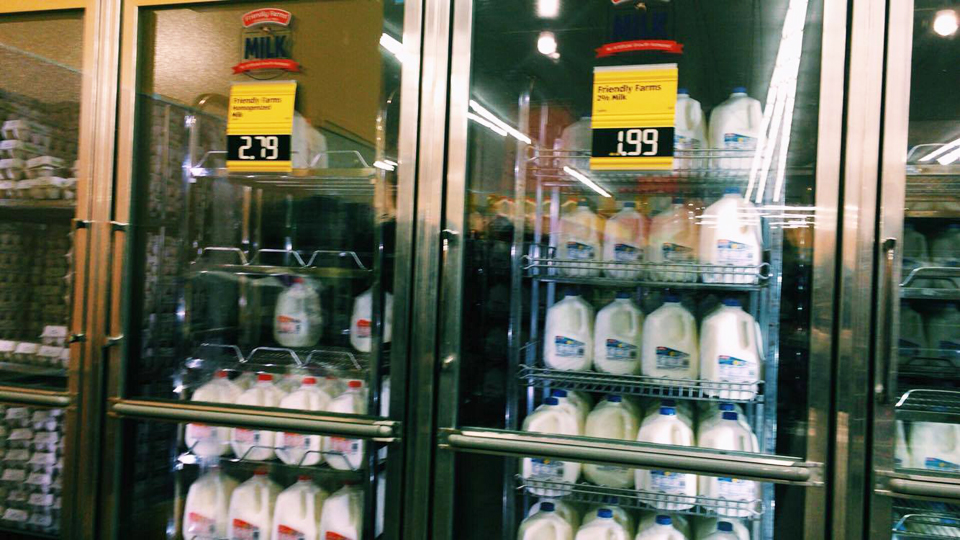 ニューヨークALDIの牛乳